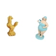 thumbnail image 1 of Figura de resina de una gallina en traje de baño, ideal para decorar o dormitorios. Perfecta para salas de estar o escritorios., 1 of 8