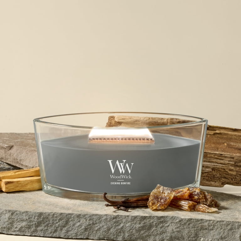 WoodWick Evening Bonfire Ellipse Candle photo 2
