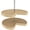 Almond, variant on Rev-A-Shelf 2472-28-11-1 28 Inch Polymer 2 Shelf Kidney Lazy Susan Set, White