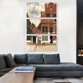 thumbnail image 2 of ARTCANVAS The Little Street Canvas Art Print by Johannes Vermeer - Size: 60" x 40" (1.50" Deep) (3-Piece), 2 of 9