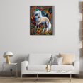 thumbnail image 3 of 5D DIY Taladro Parcial AB Diamante Pintura Caballo 45x60cm Blanco, 3 of 9