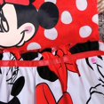 thumbnail image 4 of Kids Girls Summer Cartoon Minnie Mouse Bowknot Princess Swing Dress, 4 of 5
