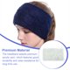 thumbnail image 4 of Sonducket Diademas de punto Cálido Estiramiento Protección de la cabeza Calentador de oídos ajustable Diadema Accesorio de moda Suministros deportivos Type3 NO3 Sonducket AP009921-02, 4 of 6