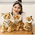 thumbnail image 3 of Una cosa Peluche de tigre de imitación amarillo de 28 cm Regalos vacaciones, 3 of 5