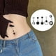 thumbnail image 3 of Juego de 5 anillos para el ombligo para mujer, con circonita cúbica decorativa geométrica, para la playa, 3 of 5