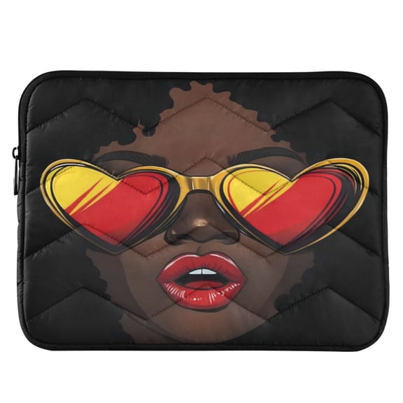 ALAZA African Woman Pattern Laptop Sleeve Case for 13-14 Inch Computer Cover Bag Medium