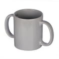 thumbnail image 3 of Ceramic Dual Handle Mug for Secure Hold 11.83 US Fl Oz (350 Ml) - Gray Color, 3 of 4