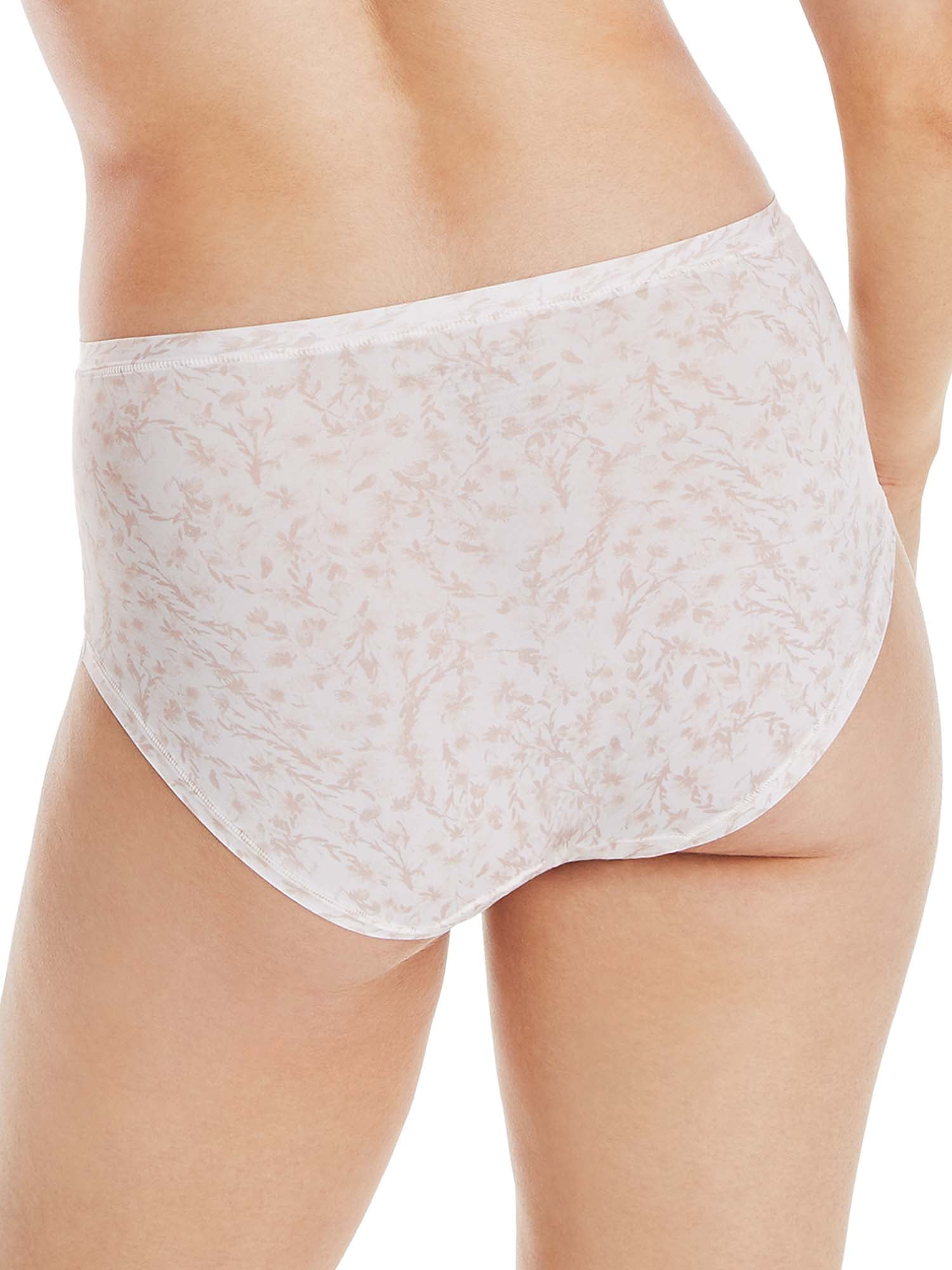 Hanes Women's Comfort Flex Fit Stretch Microfiber Modern Brief Underwear, 6- Pack 