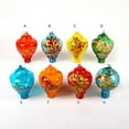 thumbnail image 3 of Hummingbird Feeder for Outdoors Hand Blown Colorful Glass Feeder with Ant Moat, 3 of 7
