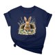 thumbnail image 2 of Xuyuer Easter Shirts for Women Rabbit Bunny Women's Lover Printed T-shirt Round Neck Short Sleeved Happy Easter Day Graphic Short Sleeve Tee Tops, 2 of 7