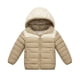 thumbnail image 1 of Chaqueta acolchada con capucha para niñas de 7 a 14 años - Abrigo de invierno ligero con cremallera y bolsillos, 1 of 3