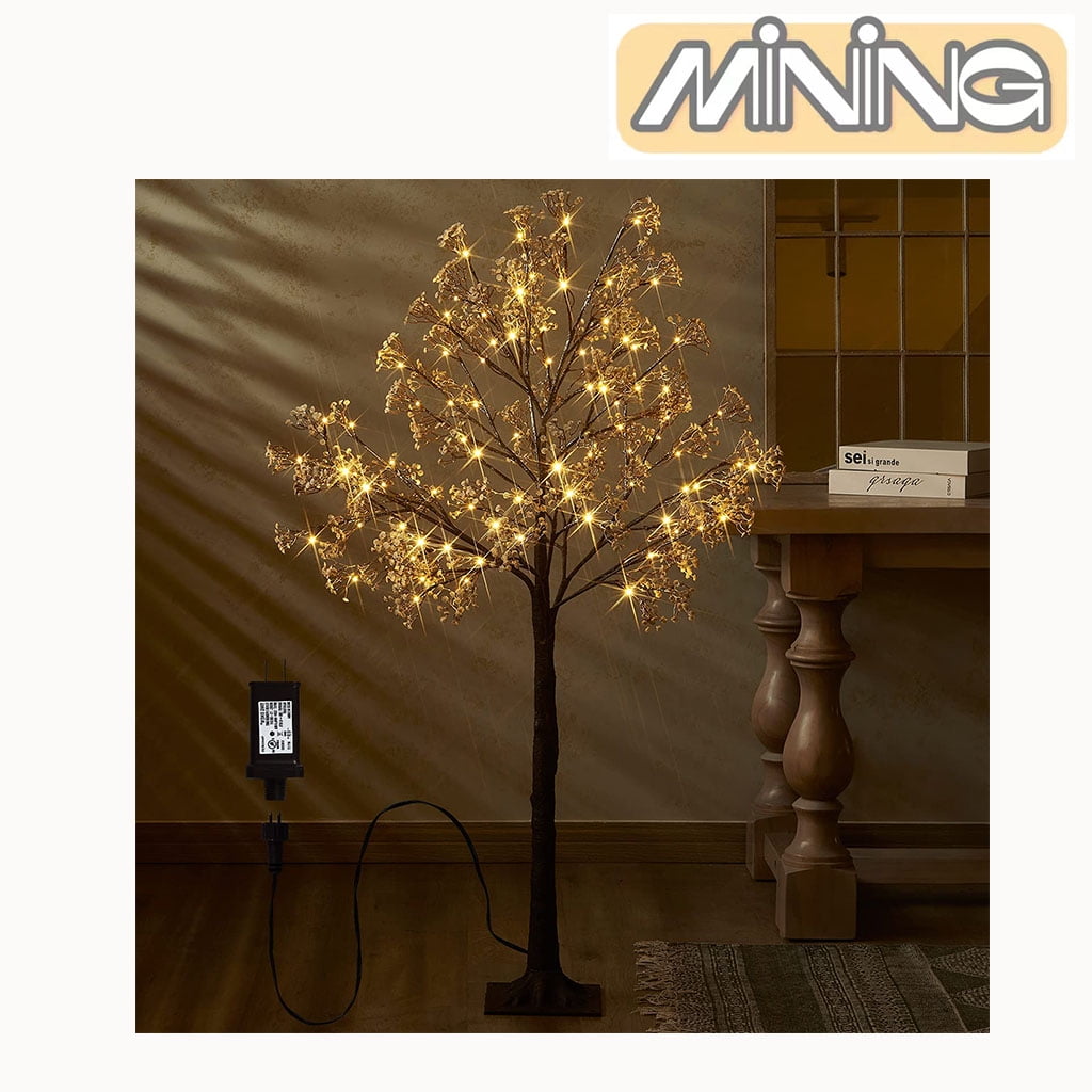 Artificial Lighted Tree Outdoor 90 LED Baby Breath Flower with Lights
