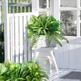 thumbnail image 4 of Scidweet Artificial Plants Outdoor, 8 Pcs Faux Fake UV Resistant Greenery Large Bunches Plastic Plants for Outside Spring Summer Patio Garden Porch Yard Home Decor, 4 of 7