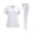 White, variant on Women’s Medical Scrub Set 2 Piece Nurse Working Uniforms Stretch Nursing Uniform Scrub Suit