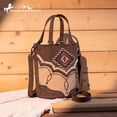 thumbnail image 5 of Montana West Bucket Crossbody Bag for Women Western Aztec Embroidered Purses, Coffee, 5 of 7