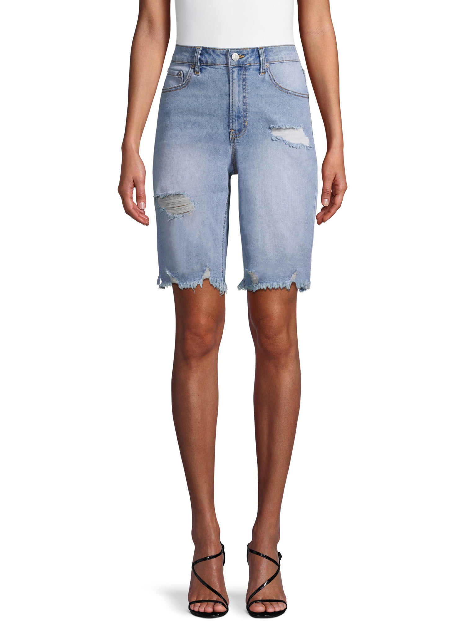 high rise bermuda shorts
