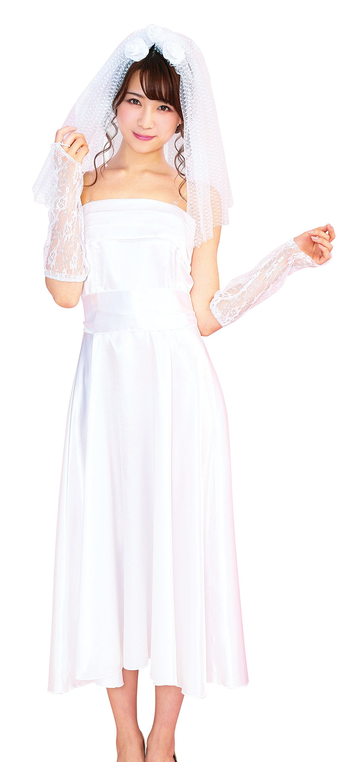Party City Tokimeki Graffiti Cosplay Happy Wedding Ladies White