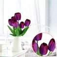 thumbnail image 7 of Artificial Tulips Flowers, Real Touch Silk Tulip Bouquet, Fake Floral Arrangement for Wedding, Home, Office, Party Table Centerpiece, Festival Decoration, 7 of 7
