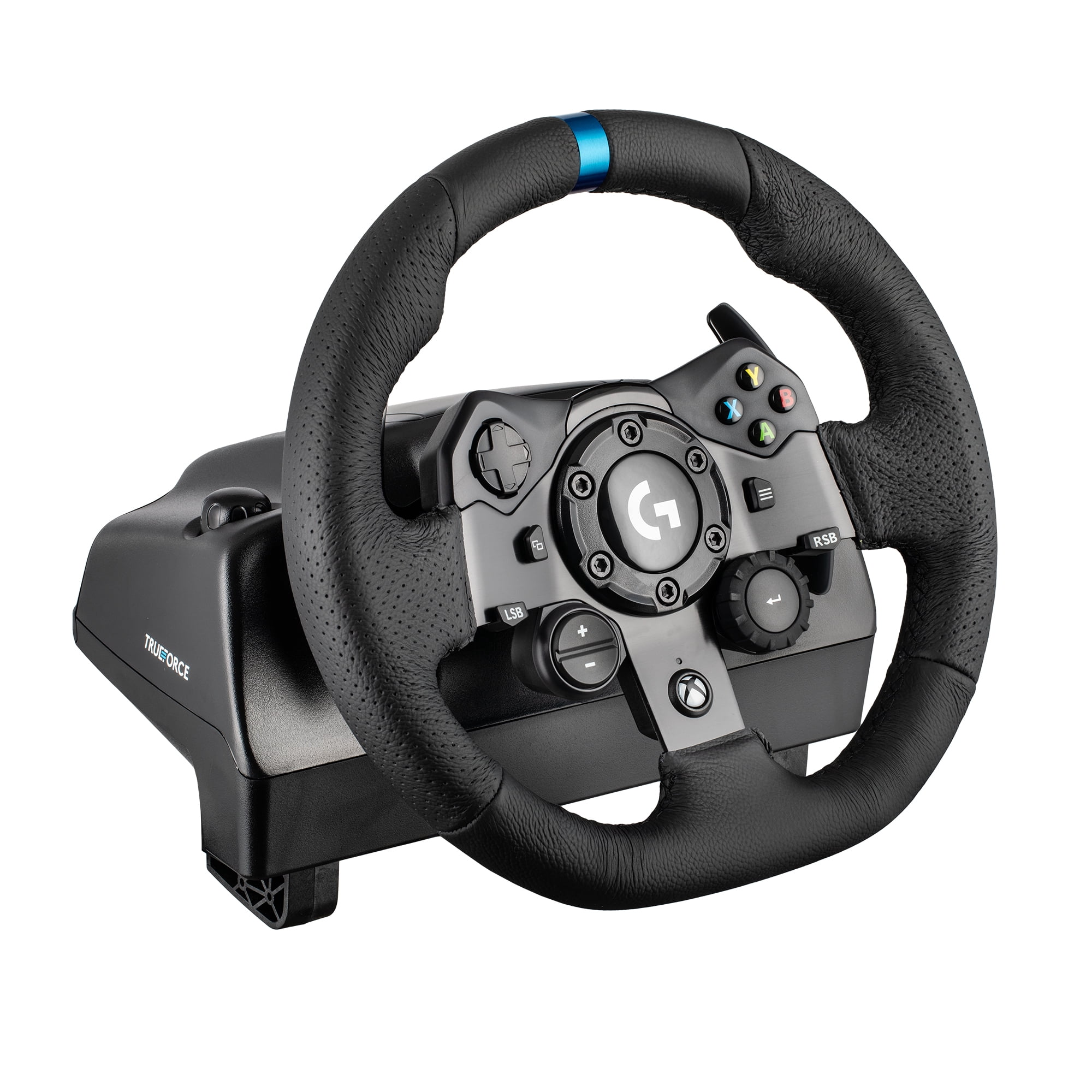 Logitech G923 Racing Wheel and Pedals Trueforce Sim Driving Wheel  For PC, Xbox X, Xbox One with Accessories