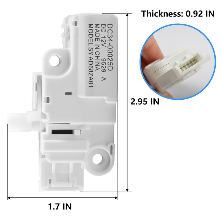 DC34-00025D DC12V washing machine door lock switch for