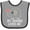 Heather and Black, variant on Inktastic My Geema Grandma Loves Me Boys or Girls Baby Bib