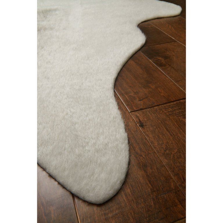 Loloi Grand Canyon Faux Cowhide Silver / Grey Area Rug - Walmart.com