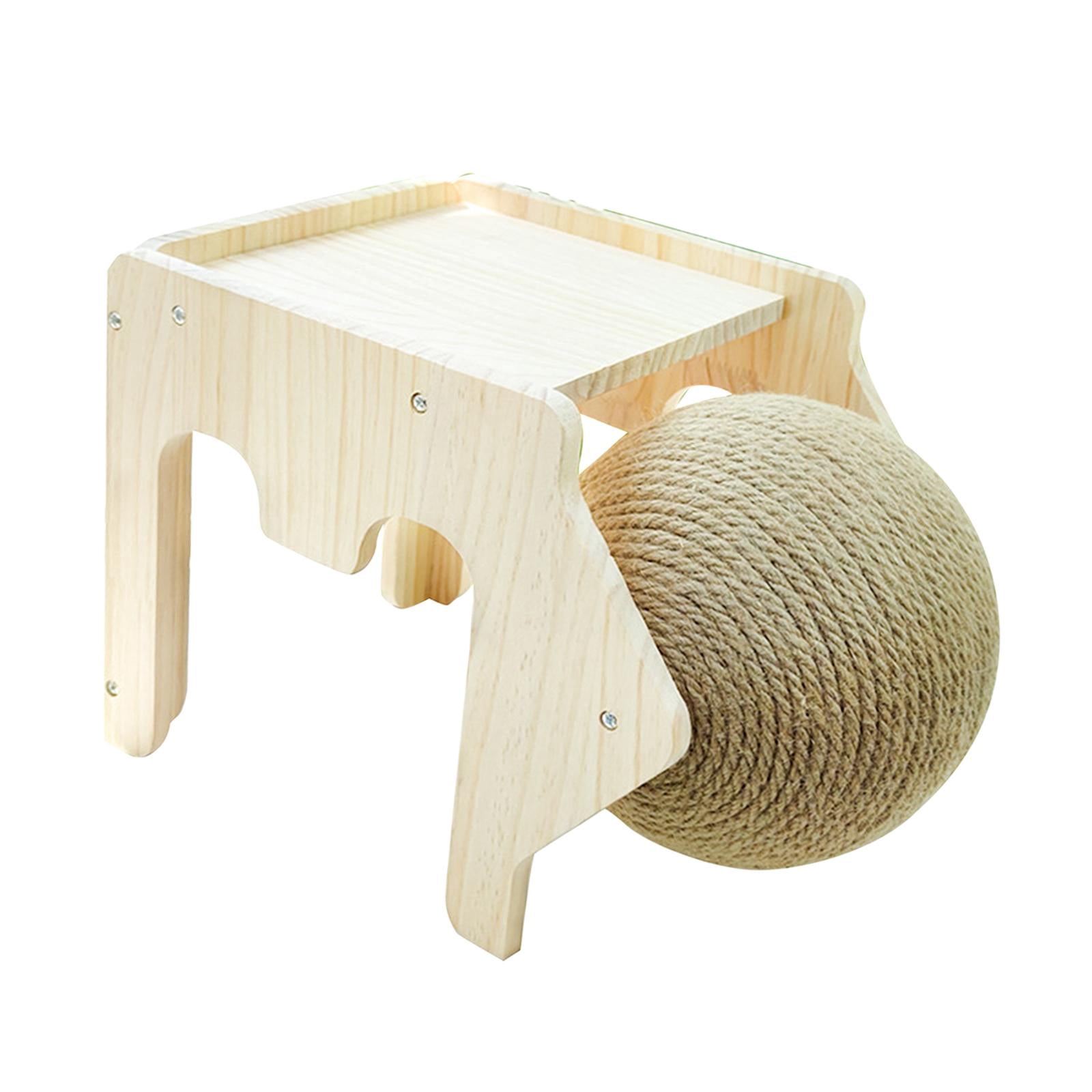 balikha Habitat Decor Sleeping Nest Solid Wood Hamster Hideout Small Pets Activity Toy for Gerbil Hedgehog Hiding F
