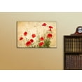 thumbnail image 2 of wall26 Canvas Wall Art - Red Poppy Flowers on Vintage Abstract Background - Gallery Wrap Modern Home Decor | Ready to Hang - 16x24 inches, 2 of 5