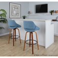thumbnail image 4 of LumiSource Fabrico 30" Fixed-Height Barstool - Set of 2, 4 of 9
