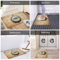 thumbnail image 6 of Uemuo Magnetic Old Compass On World Map Printed Door Mat Indoor Doormat 16"x24",Front Back Door Mats Non Slip Entrance Rugs,Inside Doormats for Entryway, 6 of 9