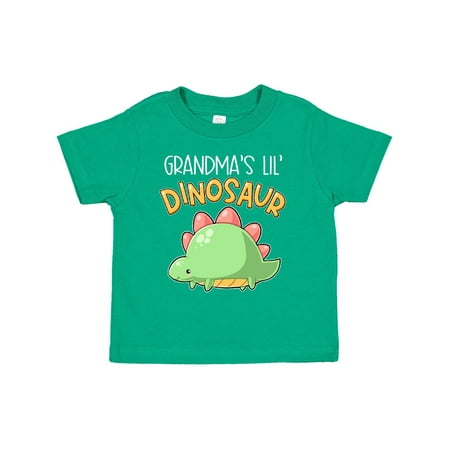 

Inktastic Grandma s Lil Dinosaur with Cute Stegosaurus Gift Toddler Boy or Toddler Girl T-Shirt