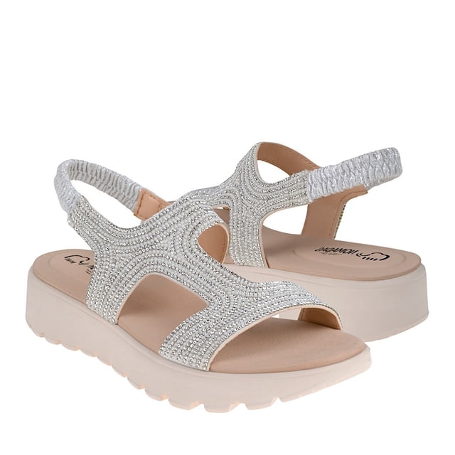 SANDALIAS DAMA NOMADAS 23045 SUEDE PLATA NOMADAS 23045