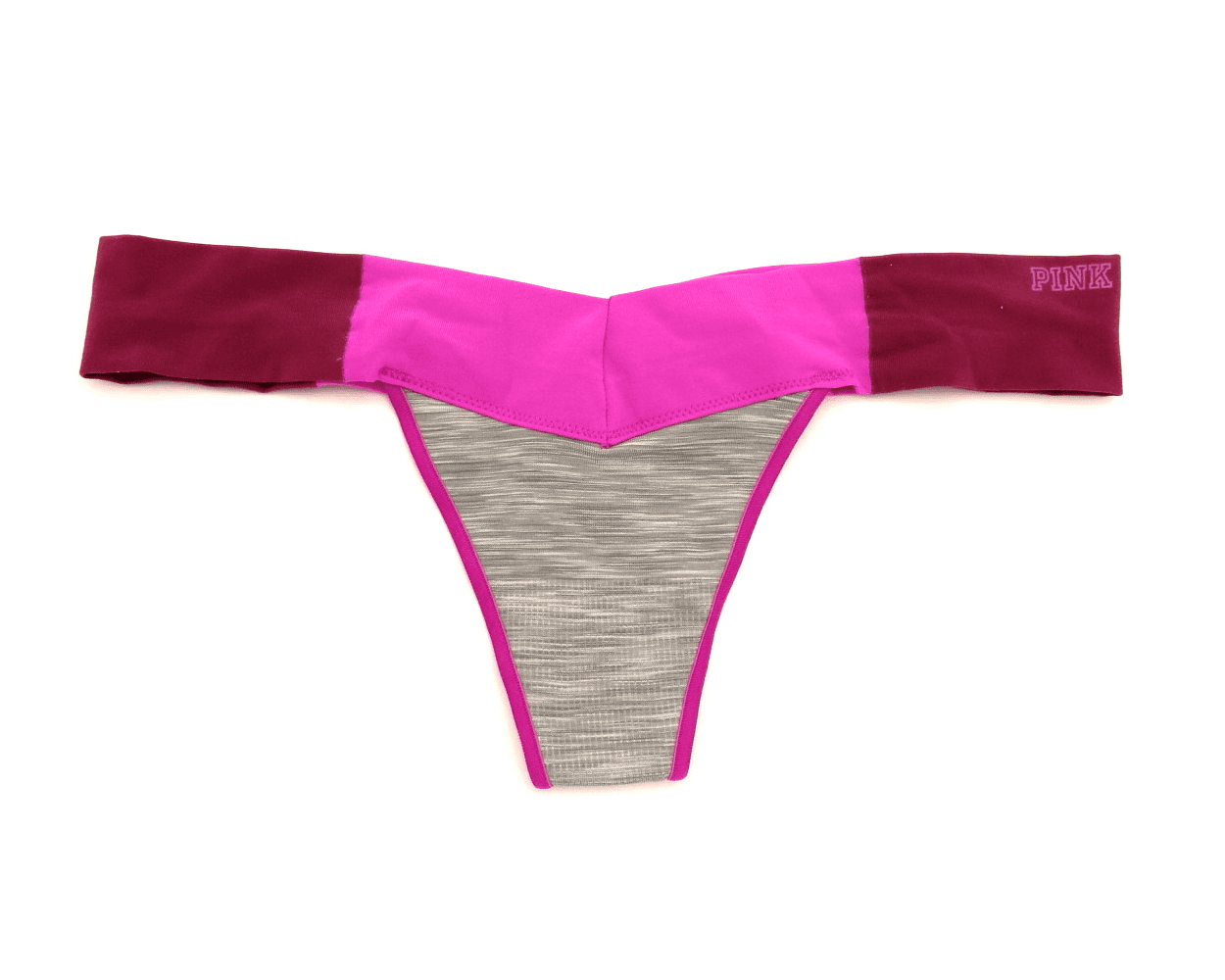 pink seamless thong