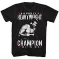 thumbnail image 4 of Muhammad Ali Heavy Champ Black Adult T-Shirt, 4 of 4