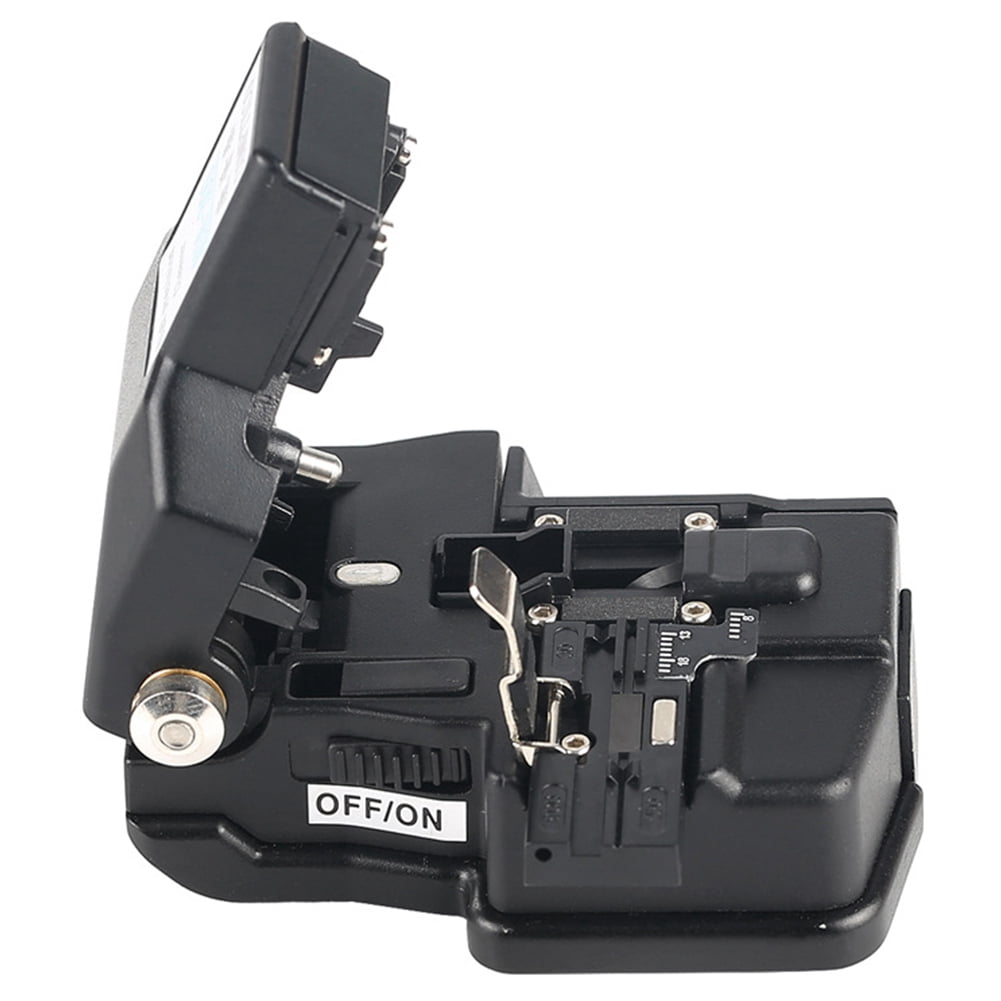 1 x Fiber fusion splicer cutter 1 x Storage box 2 x Knife wrench 1 x Fixture 1 x Chinese and English manual-Black