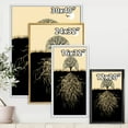 thumbnail image 4 of Designart 'Tree Silhouette With Underground Roots' Traditional Framed Canvas Wall Art Print, 4 of 5