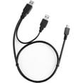 thumbnail image 2 of YUSTDA USB Y Charger+Data SYNC Cable Cord for Garmin VIRB Elite 010-01088 Action Camera, 2 of 2