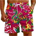 thumbnail image 5 of Summer Savings! Stamzod Mens Shorts Fashion Breathable Oversize Beach Board Shorts Novelty Flower Print Lightweight Comfy Streetwear Shorts, 5 of 7