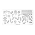 thumbnail image 2 of Xihbxyly Oferta de iluminación Placas para estampación de uñas, patrones de personajes extravagantes, placas para decoración de uñas, imágenes de líneas de plantillas, 2 of 2