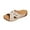 Beige, variant on Dressy Wedge Sandals for Women Casual Summer, Comfort Cork Strappy Slides Sandals Beige 6