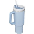 thumbnail image 2 of Reusable Vacuum Quencher Tumbler with Straw, Leak Resistant Lid, Insulated Cup,Maintains Heat Cold, Heat, and Ice for Hours, 2 of 3