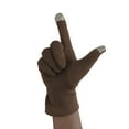 thumbnail image 4 of Women Warm Touchscreen Gloves Fleece Lined Windproof Winter Gloves (Brown), 4 of 5