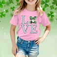 thumbnail image 2 of TZEWGL Tees For Girl Boy Short Sleeve Graphic Crew Neck Trendy Top For Kids size 2-3T, 2 of 4