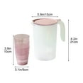 thumbnail image 3 of OEFNTAC Insulated Cold Water Kettle Large Capacity Refrigerator Jug with Leak Proof Lid Heat and Cold Resistant Beverage Container, 3 of 8