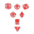 thumbnail image 3 of 7 Pcs Dados Poliédricos de Metal D20 D12 D10 D8 D6 D4 Opacos con Caras Juguete Educativo H yotijar Dados poliédricos, 3 of 10