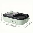 thumbnail image 6 of 2 In 1 Multifunctional Electric Barbecue Grill & Hot Pot, Household Small Electric Hot Pot For 1-3 People, Non-Stick Pan, 1300W Mini Boiler, Kitchen Accessories For BBQ, Shabu And Soup, 6 of 7