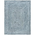 thumbnail image 2 of SAFAVIEH Braided Anabella Bordered Cotton Reversible Area Rug, Blue/Ivory, 8' x 10', 2 of 11