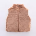 thumbnail image 2 of Lindreshi Toddler Girl Coats and Jackets Clearance Toddler Baby Grils Fleece Outwear Boys Zipper Solid-color Thick Kids Warm Coat, 2 of 5