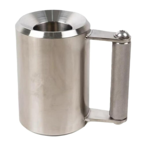 Taza de café con mancuernas de acero inoxidable, regalo único y versátil para amantes del café, taza con mancuernas, de agua deportiva para fitness, 10 kg. Capacidad para 120 ml.