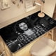 thumbnail image 3 of Hozier alfombrilla de escritorio/mesa extra-grande con base antideslizante de cuero y diseño temático; versátil para escritorios de ordenador, mesas de comedor, etc.60*110cm, 3 of 6